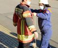 Bild: jma
Bei der Modularen-Truppausbildung-Zwischenprüfung in Friedersreuth müssen die Feuerwehrler zeigen, was sie können.