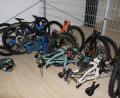 Bild:  GPI Waidhaus
Diese Mountainbikes konnte die Grenzpolizei Waidhaus sicherstellen.