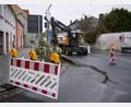 Bild: hmr
In der Egerer Straße ist inzwischen auch am Backdie-Eck mit den Arbeiten am Rande der Bundesstraße 299 begonnen worden.