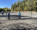 Bild: cro
Training der Sparte Ski des TSV Flossenbürg am Wanderparkplatz Gaisweiher