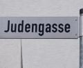 Bild: hm
Straßenschild Judengasse in Pfreimd