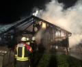 Bild: Kreisbrandinspektion Cham/exb
Bei einem Brand in Runding bei Cham ist eine Scheune völlig von den Flammen zerstört worden.