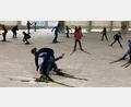 Bild: chl
Sichtlichen Spaß hatten die Nachwuchssportler vom SCMK Hirschau beim Verbandstrainingslager im thüringischen Oberhof. Hier beim Koordinationstraining in der Skihalle.