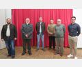 Bild: jzk
Der neue Forstdirektor Christoph Hübner (links) stellte sich dem neuen Vorstand des Jagdverbandes Kemnath vor: Johannes Böhm, Bruno Ponnath, Benjamin Sperber, Wolfgang Müller und Dr. Wolfgang Schinner (von rechts).