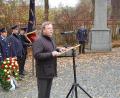 Bild: sm
Bürgermeister Dr. Gerhard Kellner erinnerte in seiner Ansprache zum Volkstrauertag an die Schrecken des Krieges.