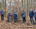 Bild: Kunz
Für die Schüler der Hans-Scholl-Schule wird es im Schulwald künftig viel zu tun geben. Das Iglu wurde schon gebaut.