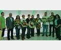 Bild: Kurmittelhaus Sibyllenbad/exb
Die Jubilare mit (von links) Personalrätin Ramona Bergner, Werkleiter Gerhard Geiger, Inge Naber-Härtl, Marianne Korndörfer, Cornelia Meyer, Heike Schwartling, Claudia Gmeiner, Thomas Meier und Herbert Pufke sowie Jutta Hoffmann, Leiterin Servicebereich Personal.