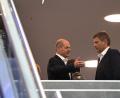 Bild: Britta Pedersen/dpa
SPD-Kanzlerkandidat Olaf Scholz (l.) und Grünen-Vorsitzender Robert Habeck.