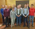 Bild: Jenny Neeser/exb 
Sie engagieren sich im Vorstand der LBV-Kreisgruppe Schwandorf (von links): Thoralf Reichel, Bettina Kraus, Sigrid Markgraf-Rank, Regina Baumann, Hermann Rank, Paul Baumann, Wolfgang Hermann, Zeno Bäumler, Michael Nowak und Susanne Götte