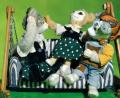Bild: exb/Pfoten weg
Die Katzenkinder Lotte, Tom und Salome spielen in dem Theaterstück "Pfoten weg!" die Hauptrolle und vermitteln so den Kindern, wie wichtig es ist, Nein zu sagen.