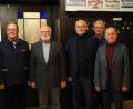 Bild: Heinz Bauer/exb 
Der neue Vorstand der Amberger Briefmarkenfreunde (von links): Bürgermeister Martin Preuß, Vorsitzender Hans Dietmayr, Schatzmeister Klaus Tschierschke, Schriftführer Michael Müller und stellvertretender Vorsitzender Klaus Schmien.