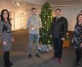 Bild: jr
Bei der offiziellen Ausstellungseröffnung mit dabei waren (von links) Marion Papsch, Tobias Damberger, Bürgermeister Stefan Grillmeier und Nicole Schuller.