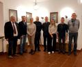 Bild: Kreisverband DLRG Stiftland/exb 
Bezirksvorsitzender Walter Mühlberger gratulierte dem neuen DLRG-Führungsteam um Dietmar Kien, Andrea Kien, Klaus Dieter Fuierer, Manfred Liebl, Christina Kien, Markus Friedl und Roland Steinkohl (von links)