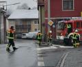 Bild: gz
Die Feuerwehr beseitigte am ersten Adventsonntag eine Ölspur.