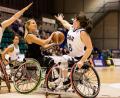 Archivbild: Stephanie Wunderl
Svenja Mayer (im schwarzen Trikot) im Einsatz für die deutsche Nationalmannschaft.