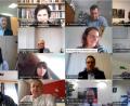 Bild: Christine Mandry/zrb gGmbH/exb
Virtuell tauschen sich die "Jobstarter-plus"-Projektpartner über ihre Erfahrungen aus.