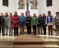 Bild: Kreuzer
Ehrungen hielt der Frauenbund St. Konrad in der Kirche. Rechts. Dekan Johannes Lukas.