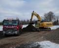 Bild: hmr
An der Baumeister-Emil-Engel-Straße gehen die Arbeiten auch nach dem Wintereinbruch weiter.