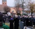 Bild: le
Eine große Trauergemeinde gab dem früheren Kämmerer des Marktes, Hans Würner, am Dienstag im evangelischen Friedhof das letzte Geleit.