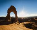 Bild: Jim Lo Scalzo/epa/dpa
Grandiose Sandsteinbögen: Der Arches National Park befindet sich im US-Bundesstaat Utah.