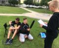 Archivbild: Nadine Gräml, Stadt Amberg/exb
Jugendliche beim ersten Medienprojekt in Amberg.