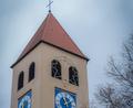 Bild: Holger Wild/exb 
Stern am Turm der Marienkirche.