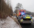 Bild: jma
Polizei, Rettungsdienst und Polizei waren auf die Staatsstraße alarmiert worden.