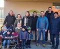 Bild: exb
Leiterin der Kinderoase Petra Kunz-Wallerer (von links), Nina Golling und Lena Petersohn freuten sich über die Spende von Michael Sperber, German Gierisch,, Fabian Prucker, Siegfried Schmidt und Felix Punzmann.
