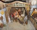 Bild: gm
Die Krippe stellt das Geschehen der Heiligen Nacht dar: Der Stall von Bethlehem mit Josef und Maria und dem Kind.