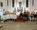Bild: hok
Die Akteure des Krippenspiels in der Kinderchristmette am Heiligen Abend in der katholischen Pfarrkirche