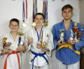 Bild: Oleksandr Nagiba /exb
Mit außergewöhnlichen Erfolgen können die Judoka aus der Familie Nagiba aufwarten. So gelang Mark Nagiba in diesem Jahr bei der Süddeutschen Meisterschaften sogar der Einzug ins Finale, wo er sich einem Athleten des Nationalkaders nach Verlängerung geschlagen musste. Im Bild (von links): Aljosha, Mark und Artjom Nagiba.