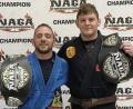 Bild: Gruber/exb
Marvin Seitz (links) und Lukas Gruber standen bei den Brazilian-Jiu-Jitsu-Championships in Limburg ganz oben auf dem Podest.