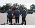 Bild: Andreas Zeitler/Bundeswehr
Der Kommandeur der 10.Panzerdivision, Generalmajor Ruprecht von Butler, übergibt am Freitag das Kommando über die Panzerbrigade 12 "Oberpfalz" von Brigadegeneral Björn Schulz an Oberst Andreas Kühne.