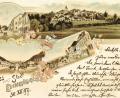 Bild: hev
Eine historische Postkarte mit Neujahrsgrüßen aus Eschenbach aus dem Jahre 1897 aus dem Archiv des Heimatvereins.
