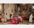 Bild: lg
Stadtpfarrer Alfons Kaufmann (rechts) feiert den Jahresabschlussgottesdienst in Konzelebration mit Studiendirektor a.D. Lothar Kittelberger (links), der das Evangelium vorträgt.