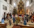 Bild: krb
Im Familiengottesdienst werden die Sternsinger ausgesendet.