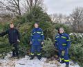 Bild: THW Nabburg/exb
Rund 1000 Christbäume sammelten das Technische Hilfswerk und die Freien Wähler.