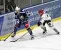 Archivbild: gb
Bei den Blue Devils Weiden (Szene aus einer Partie gegen Passau) gibt es weitere positive Corona-Fälle.