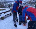 Bild: HvO Flossenbürg/exb
Die Flossenbürger Helfer vor Ort üben den Ernstfall.