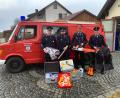 Bild: Feuerwehr Hessenreuth/exb
Viele Firmen aus der Umgebung haben die Feuerwehr Hessenreuth bei der Beschaffung von verschiedenen Ausrüstungsgegenständen unterstützt. Darüber freuen sich (von links) 1. Kommandant Fabian Reindl, Zweiter Kommandant Andreas Arnold, Zweiter Vorsitzender Johannes Bader und Vorsitzender Johannes Schraml-Pöllmann.