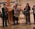 Bild: Gerhard Franz
Das Quintett Harmonic Brass zeigte in der Paulanerkirche Amberg einmal mehr, dass es zu den ganz großen Könnern an Blechblasinstrumenten gehört.