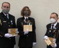 Bild: ksa
Zweiter Vorsitzender Georg Rubenbauer (rechts) gratuliert Vorsitzendem Armin Kraus und Kassiererin Karin Kraus zur 25-jährigen Mitgliedschaft.