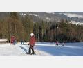 Bild: njn
Am Wochenende sind voraussichtlich die Schneeverhältnisse auf der Abfahrtspiste im Steinwald noch gut.