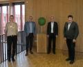 Bild: Stefan Neumann/ALE Oberpfalz/exb
Der Besuch in Tirschenreuth soll nicht das letzte Treffen von Franziska Wenger, Kurt Hillinger, Dr. Norbert Schäffer und Georg Guggenberger bleiben.