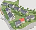 Grafik: Konzeptbau Fuchs/exb
In Oberviechtach entstehen im „Wohngebiet am südlichen Stadteingang“ acht neue Häuser.
