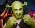 Bild: David-Wolfgang Ebener/dpa
Markus Söder hatte viele ikonische Auftritte bei der Fastnacht in Franken. Unter anderem kam er einmal als Film-Figur Shrek verkleidet.
