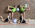 Bild: exb
Lena Will und Stella Nistschuk (vorne) und Karolynn Hartmann und Karolina Golcer (hinten).