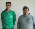Bild: S. Fröhlich
Andreas Meyer (links) und TSV-Abteilungsleiter Jürgen Vetter.
