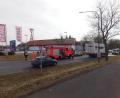 Bild: lue
In der Egerstraße in Wiesau kam es am Donnerstag zu einem Unfall. Die Feuerwehr regelte den Verkehr.
