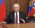 Bild: Uncredited/Russian Presidential Press Service/dpa
Der russische Präsident Wladimir Putin hat in der Nacht zum Donnerstag den Einmarsch in die Ukraine befohlen.